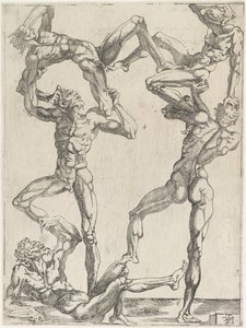 Pyramid of Five Men by Juste de Juste